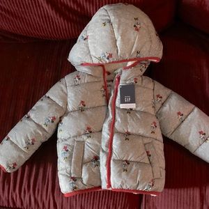 Gap Minnie Mouse puffer jacket toddler